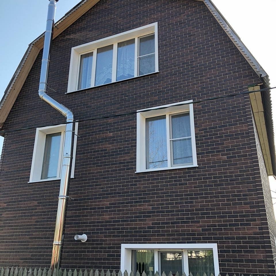 Фасадная панель Альта-Профиль Кирпич Жженый 1010х450 мм, цена — купить ...