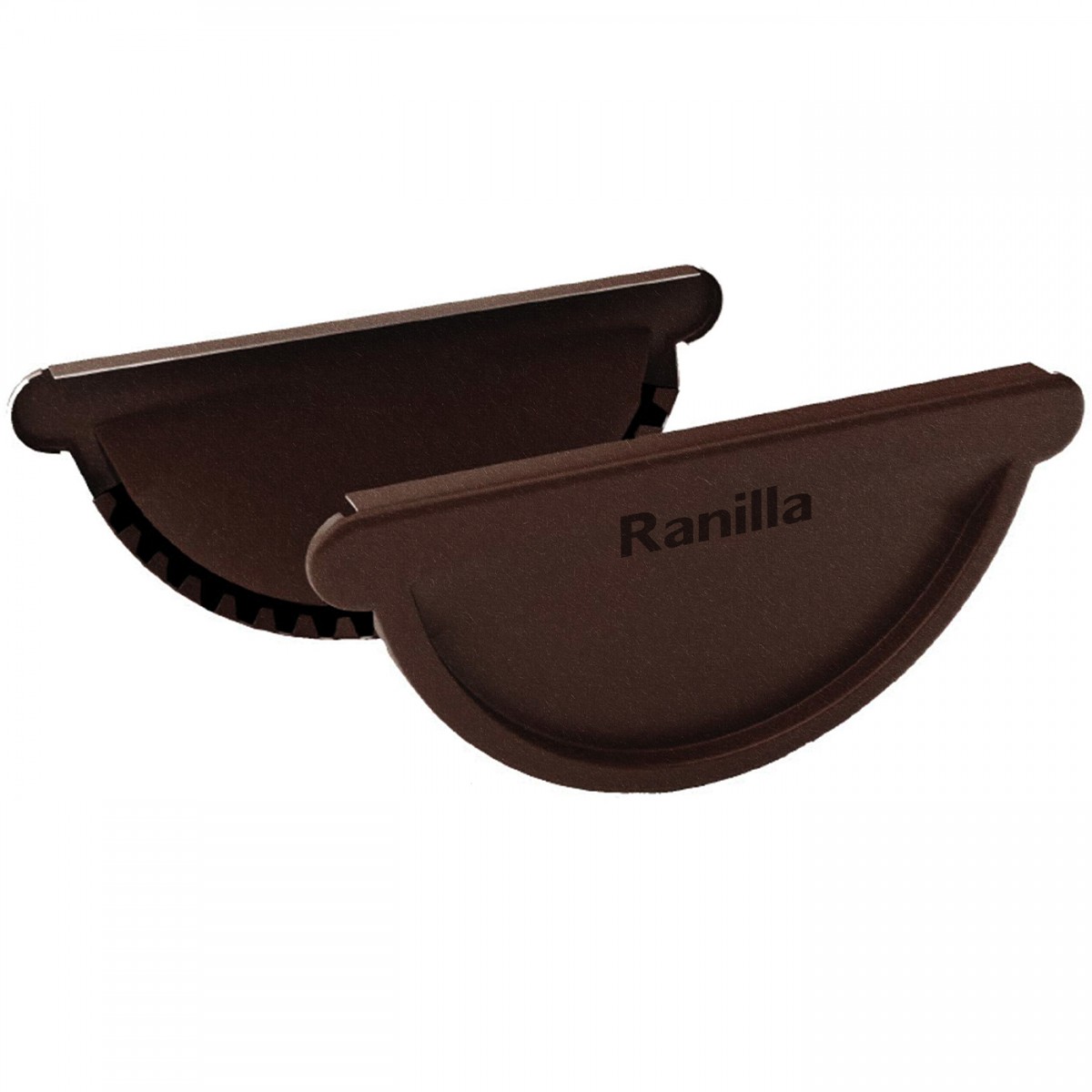 Соединитель желоба металлический Ranilla Matta RAL 8017 Коричневый ...